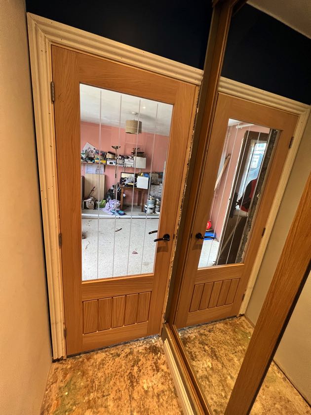 Glazed Door